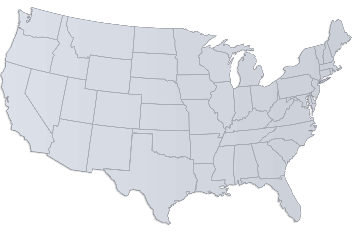 Map of the United States